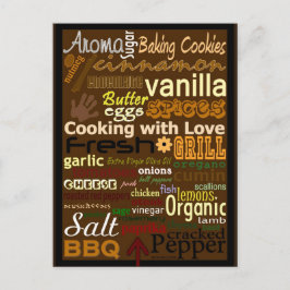 Kokning med Kärlek | Blue Beach Sång™-vykort Vykort