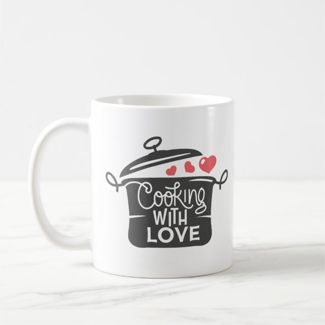 Kokning med Kärlek Kaffemugg (Vänster)