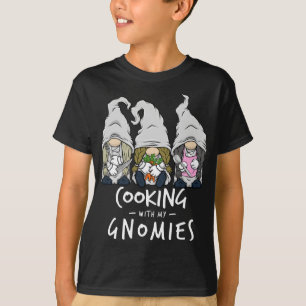 Kokning med mina köksgenomier, kokkonst t shirt