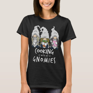 Kokning med mina köksgenomier, kokkonst t shirt