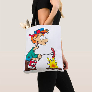 Kokning på en Campfire Tygkasse