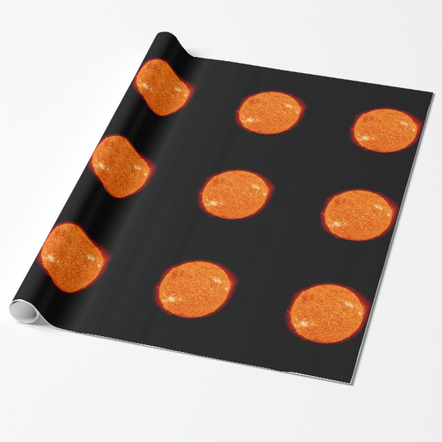 Kokningen Sol Presentpapper (Utrullad)