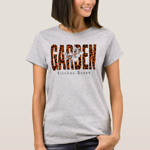 Kökningsdrottning Leoprint Trädgård Botanisk T Shirt