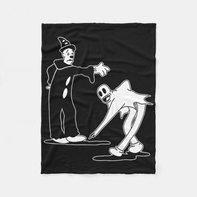 Koko Clown Ghost Magic Dance Fleecefilt (Framsidan)