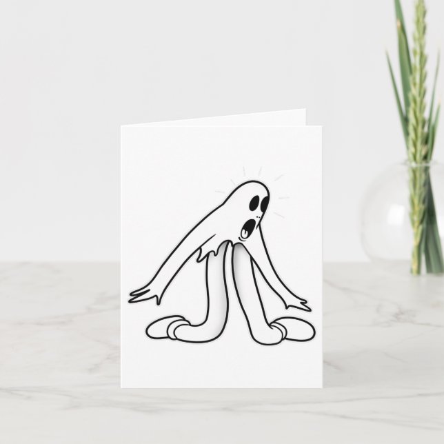 Koko Clownen Spökar Dansande Klipp  Kort (Framsida)