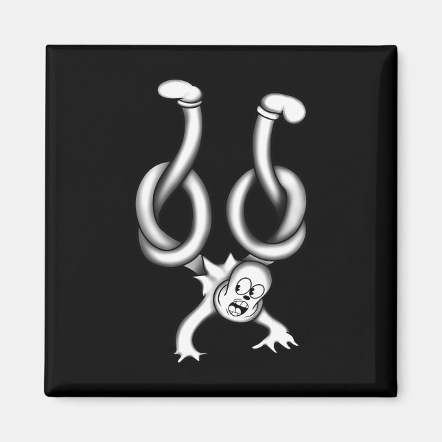 Koko Den clown Ghost twsted Up Magnet (Framsidan)