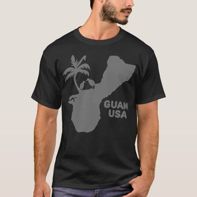 Koko för GUAM SPRINGA 671 ö Tee Shirt (Framsida)