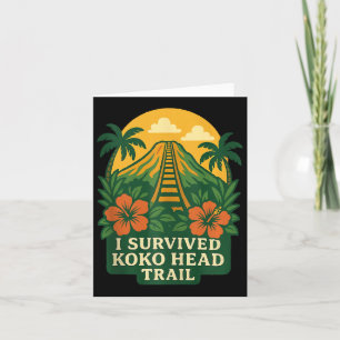 Koko Head Trail Hawaii Oahu Hawaiian Hike Hiking A Kort
