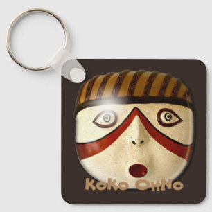 KoKo OhNo - Zuni Kachina Mask - Smell Masker Nyckelring