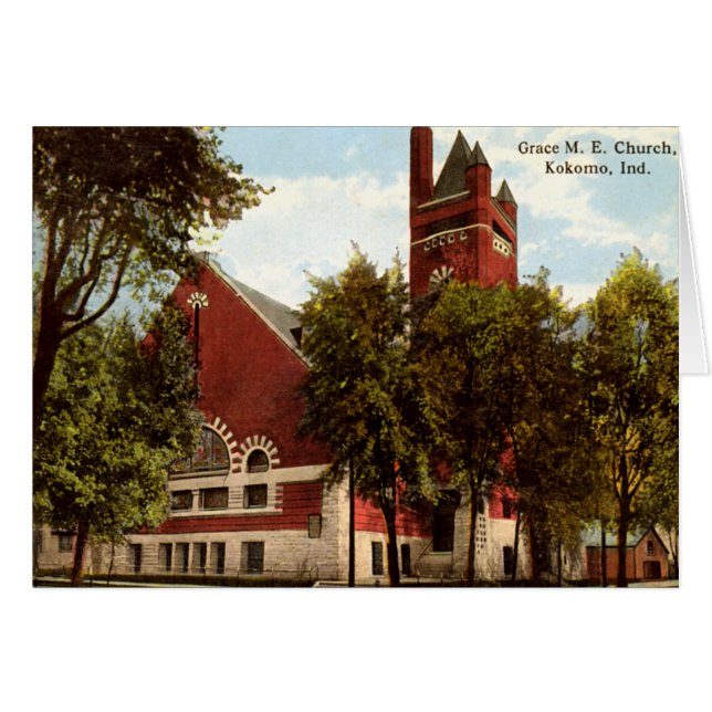 Kokomo Indiana Hälsningskort (Framsidan Horizontal)