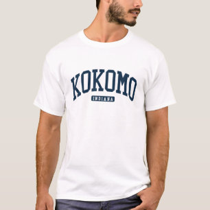 Kokomo Indiana IN College Universiteten Stil T Shirt