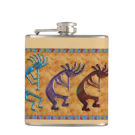 Kokopelli 3D Anasazi Native American Motif Fickplunta