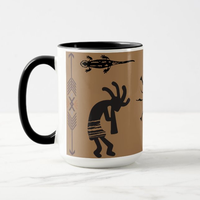 Kokopelli Arizona Desert Southwest Mugg (Vänster)
