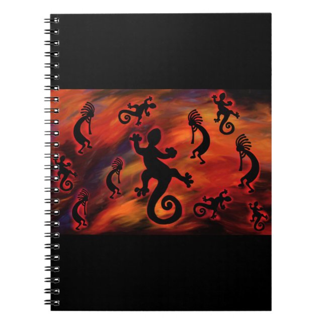 Kokopelli Art Anteckningsbok (Framsidan)
