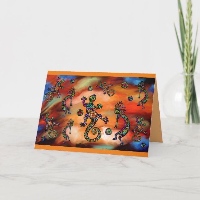 Kokopelli Art Kort (Framsida)