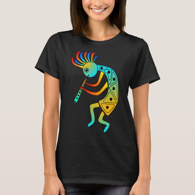 kokopelli Art Native American 1 T Shirt (Framsida)