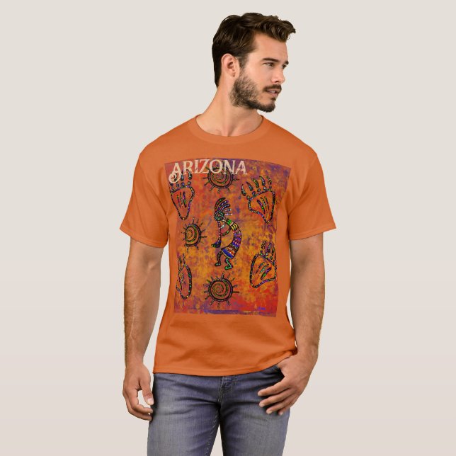 Kokopelli Art T Shirt (Hel framsida)