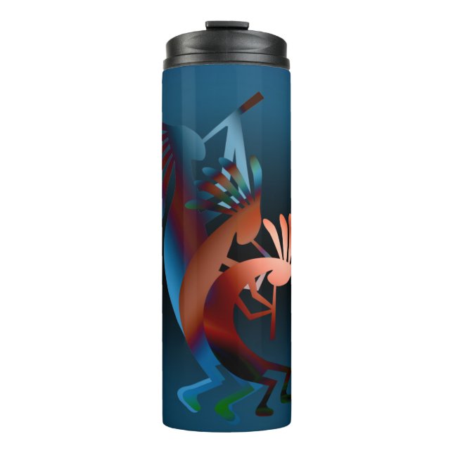 Kokopelli Blues Music Design Thermal Tumbler (Framsida)