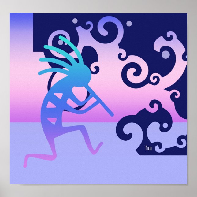Kokopelli Dance Poster (Framsidan)