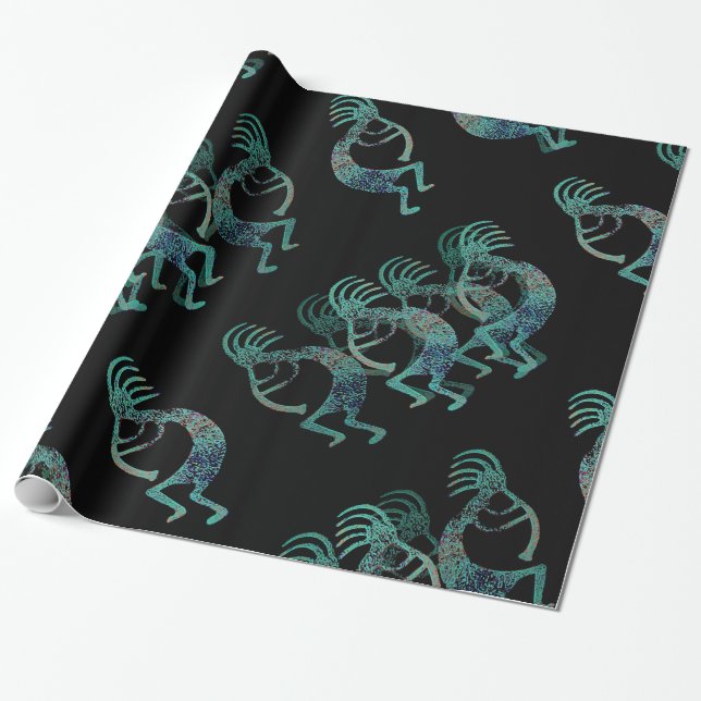 Kokopelli dans presentpapper (Utrullad)