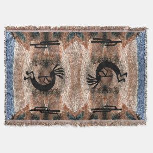 Kokopelli Desert Mosaic Filt