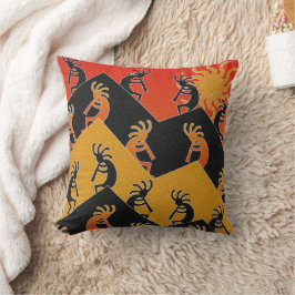 Kokopelli Desert Sunset Southwest Decorative Kudde
