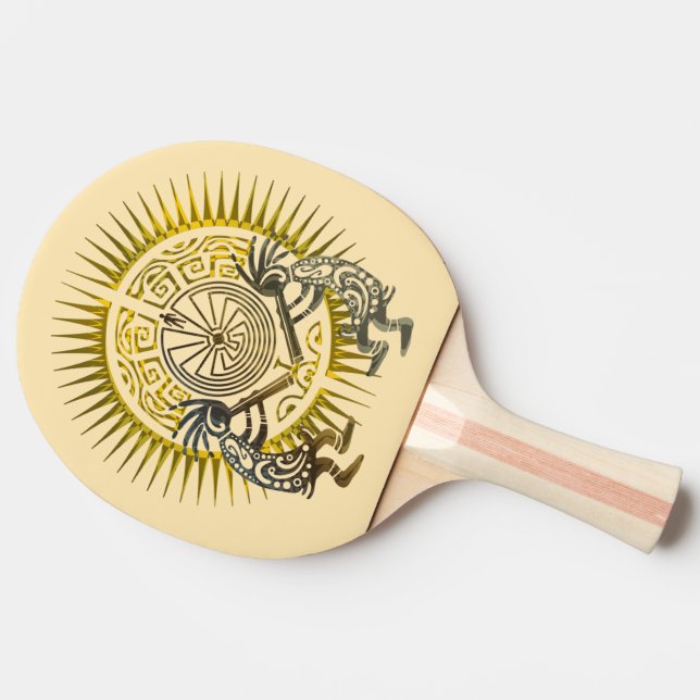 Kokopelli Duo - människan i Maze - Sol 1 Pingisracket (Sidan)