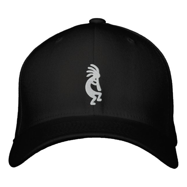 Kokopelli Embroized Hat Broderad Keps (Framsida)
