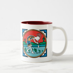Kokopelli färg Två-Tonad mugg