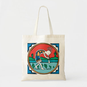 Kokopelli färg tygkasse