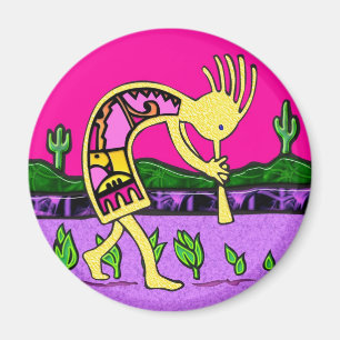 Kokopelli flöjtspelare av ökenmagneten magnet