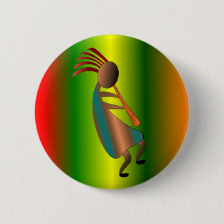 Kokopelli flöjtspelare knapp