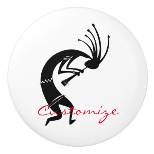 Kokopelli flöjtspelare Thunder_Cove Knopp