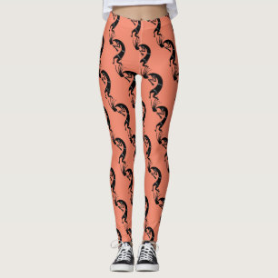 Kokopelli flöjtspelare Thunder_Cove Leggings