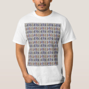 Kokopelli Group of Flute Spela Figurer T-Shirt