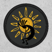 Kokopelli Guld Sol Southwest