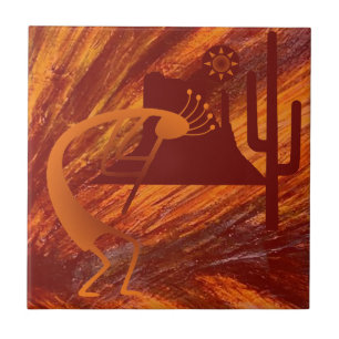 Kokopelli Heat Kakelplatta