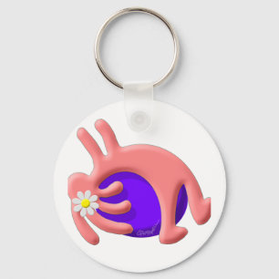 Kokopelli indian Pilates Nyckelring