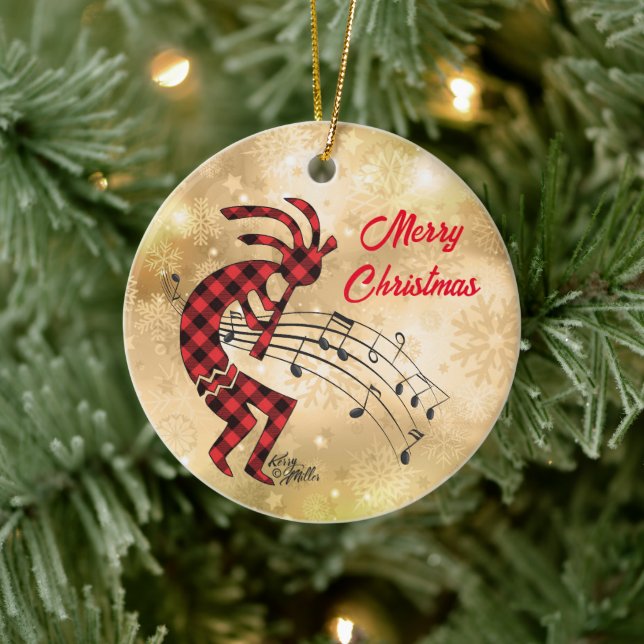 Kokopelli jul Ceramic Ornament (Träd)