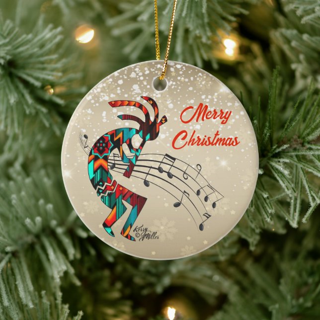 Kokopelli jul Ceramic Ornament (Träd)