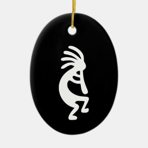 Kokopelli Julgransprydnad Keramik