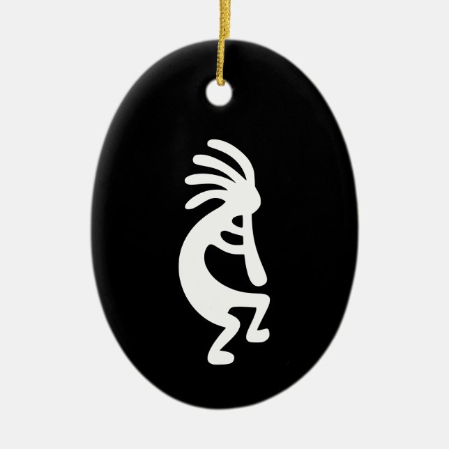 Kokopelli Julgransprydnad Keramik (Framsidan)