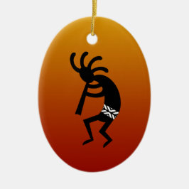 Kokopelli Julgransprydnad Keramik