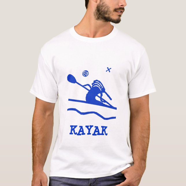 Kokopelli kajakT-tröja Tee (Framsida)