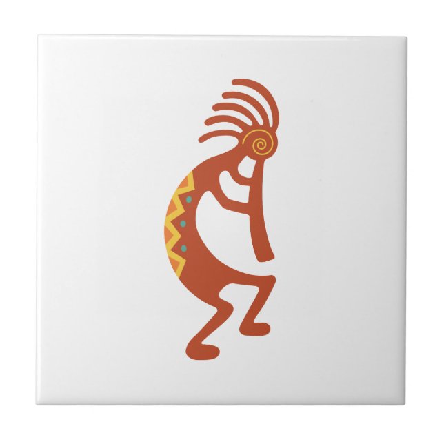 Kokopelli Kakelplatta (Framsidan)