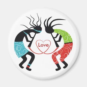 Kokopelli Kärlek Magnets Magnet