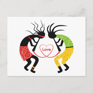 Kokopelli Kärlek Postkort Vykort