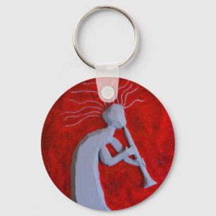 Kokopelli Keychain Nyckelring