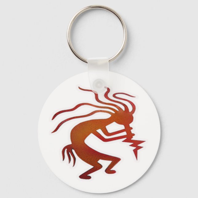 Kokopelli Keychain Nyckelring (Framsida)