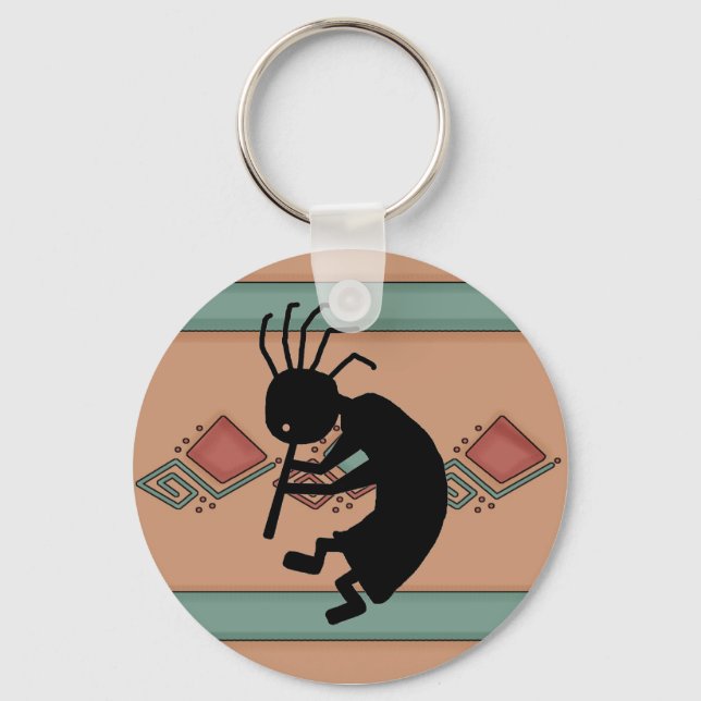 Kokopelli Keychain Nyckelring (Framsida)